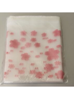 Pink Floral CHERRY BLOSSOM STORAGE BAGS 100CT